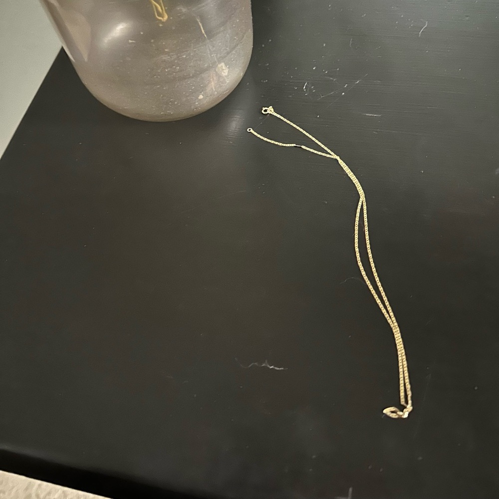 10k Gold Anchor chain/choker 15”